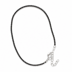 Nacht Bracelet | 925 Sterling Silver with Black Zirconia