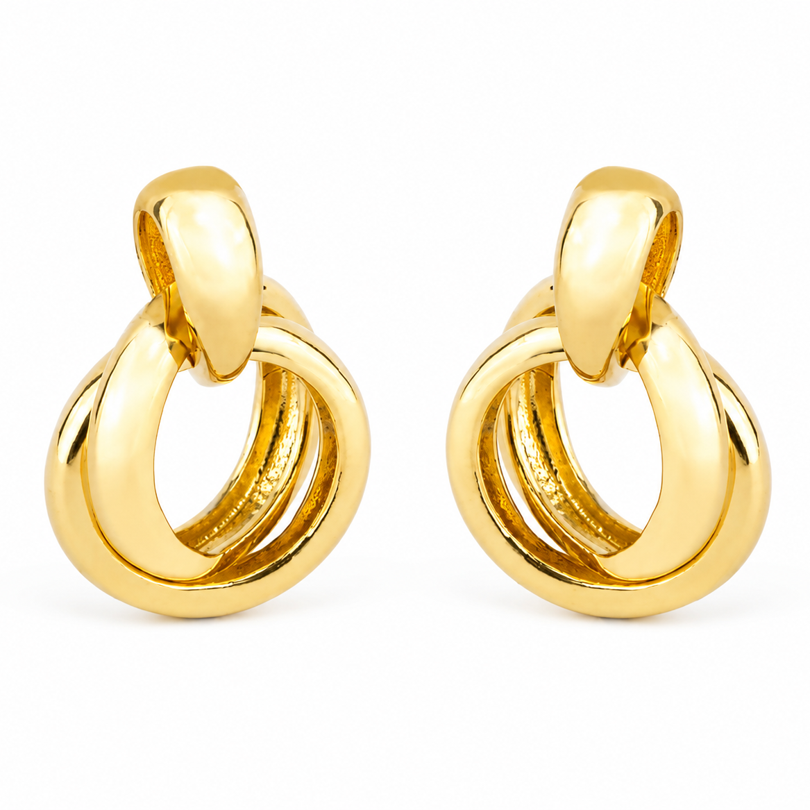 Pendientes Oberbaum dorados