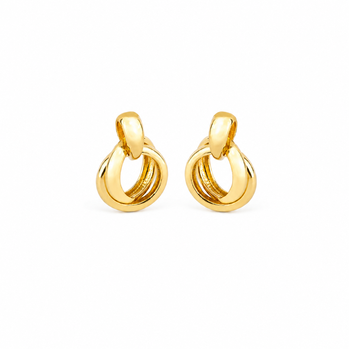 Pendientes Oberbaum dorados