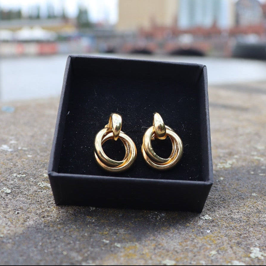 Pendientes Oberbaum dorados