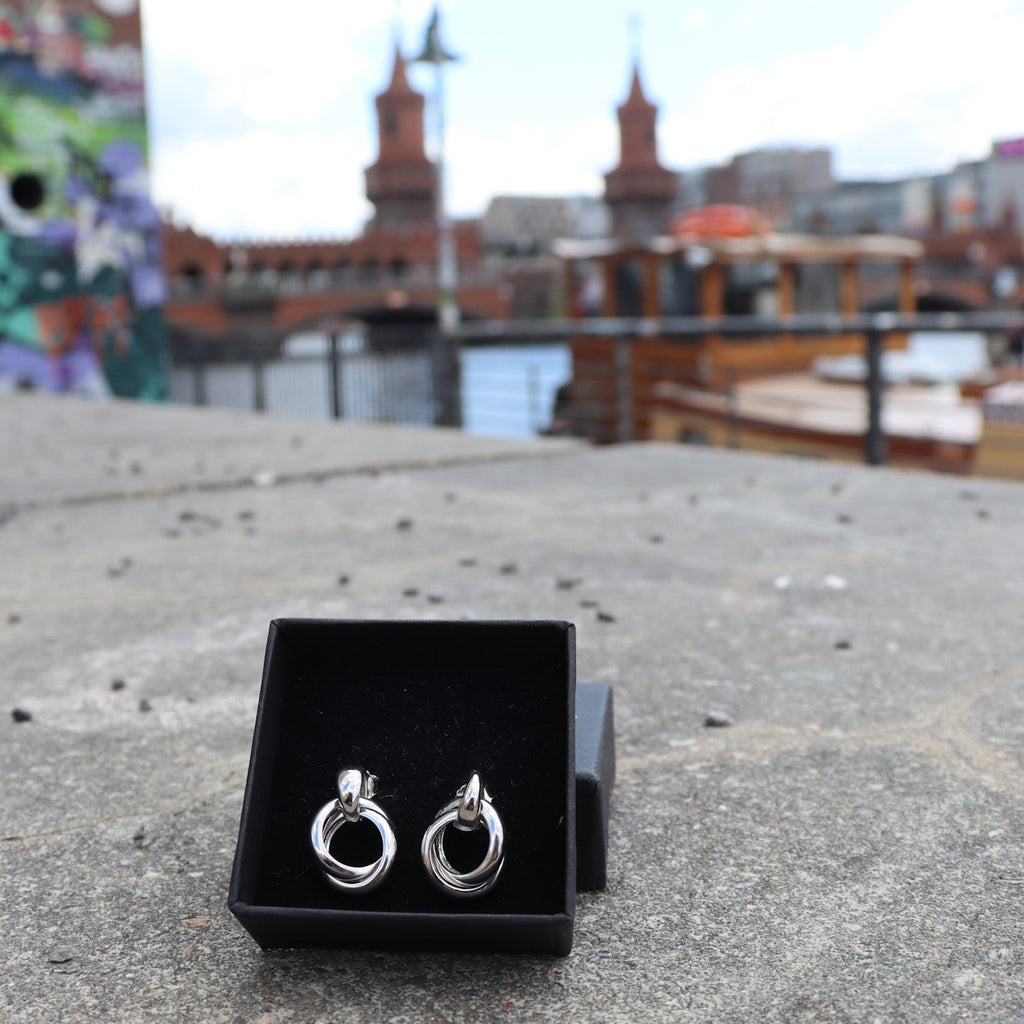 PENDIENTES OBERBAUM EN PLATA DE LEY 925