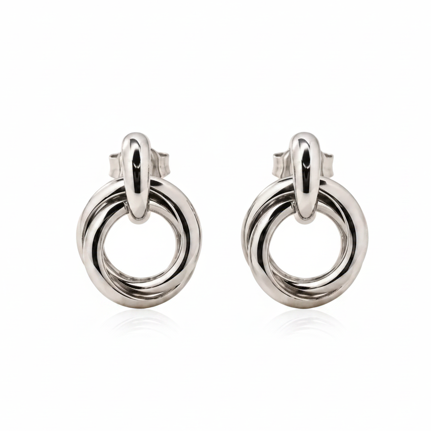 PENDIENTES OBERBAUM EN PLATA DE LEY 925